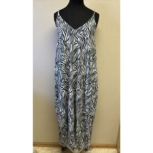 Maruca Novelo Small Sundress Dress Boho Chic Lagenlook Relaxed Festival Pockets